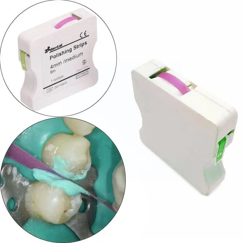 Dental Polishing Strip 4mm Resin Tooth Interdental Dentist Whitening Sanding Roll Tool Dental Grinding Material 1 Teeth M7R7
Dental Polishing Strip 4mm Resin Tooth Interdental Dentist Whitening Sanding Roll Tool Dental Grinding Material 1 Teeth M7R7