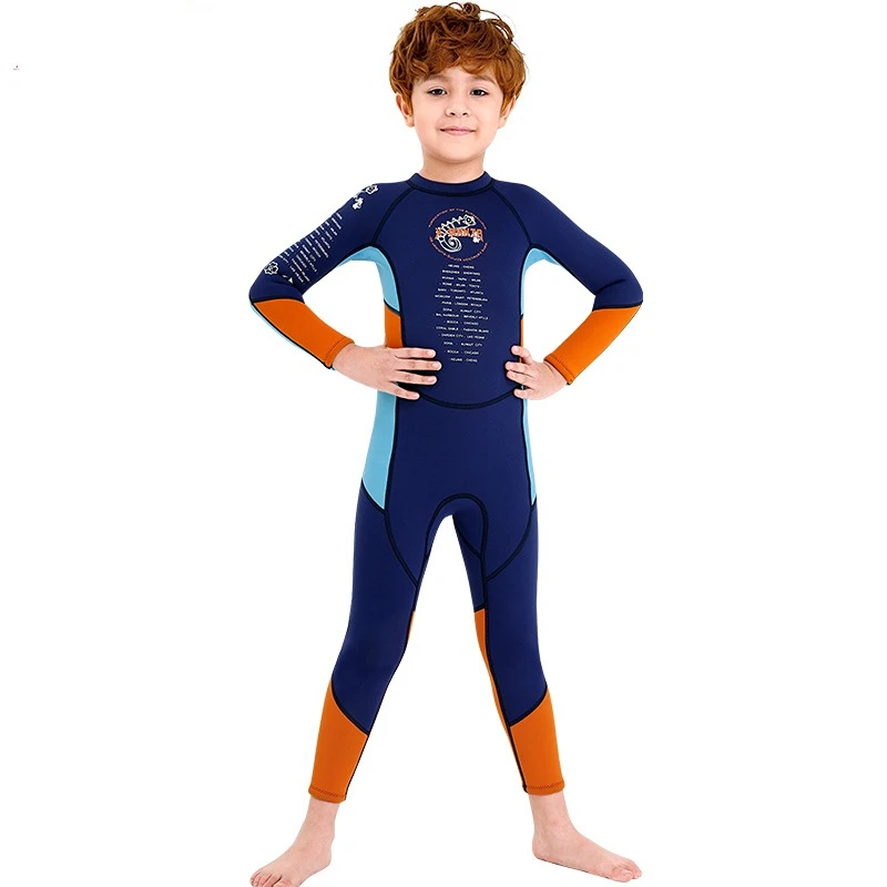 New Children's Warm Swimsuit 2.5MM One-piece Diving Suit Men's Long-sleeved Cold-proof Snorkeling Surfing Jellyfish Clothing
New Children's Warm Swimsuit 2.5MM One-piece Diving Suit Men's Long-sleeved Cold-proof Snorkeling Surfing Jellyfish Clothing