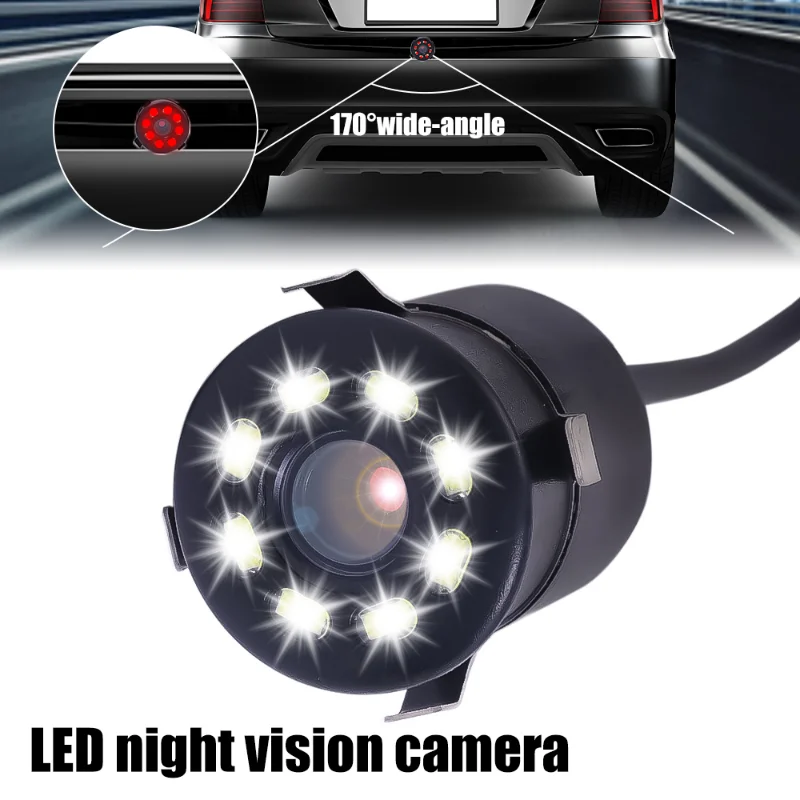 8 LED Car Rear View Reverse Camera 170° Camera HD Night Cam Kit Waterproof Vehicle Camera for Car Parking Camera DVD Navigation
8 LED Car Rear View Reverse Camera 170° Camera HD Night Cam Kit Waterproof Vehicle Camera for Car Parking Camera DVD Navigation