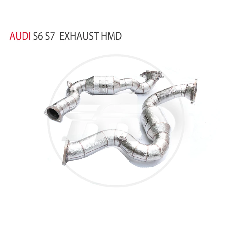 HMD Exhaust Manifold Downpipe for Audi S6 S7 Car Accessories With Catalytic Header Without Cat
HMD Exhaust Manifold Downpipe for Audi S6 S7 Car Accessories With Catalytic Header Without Cat