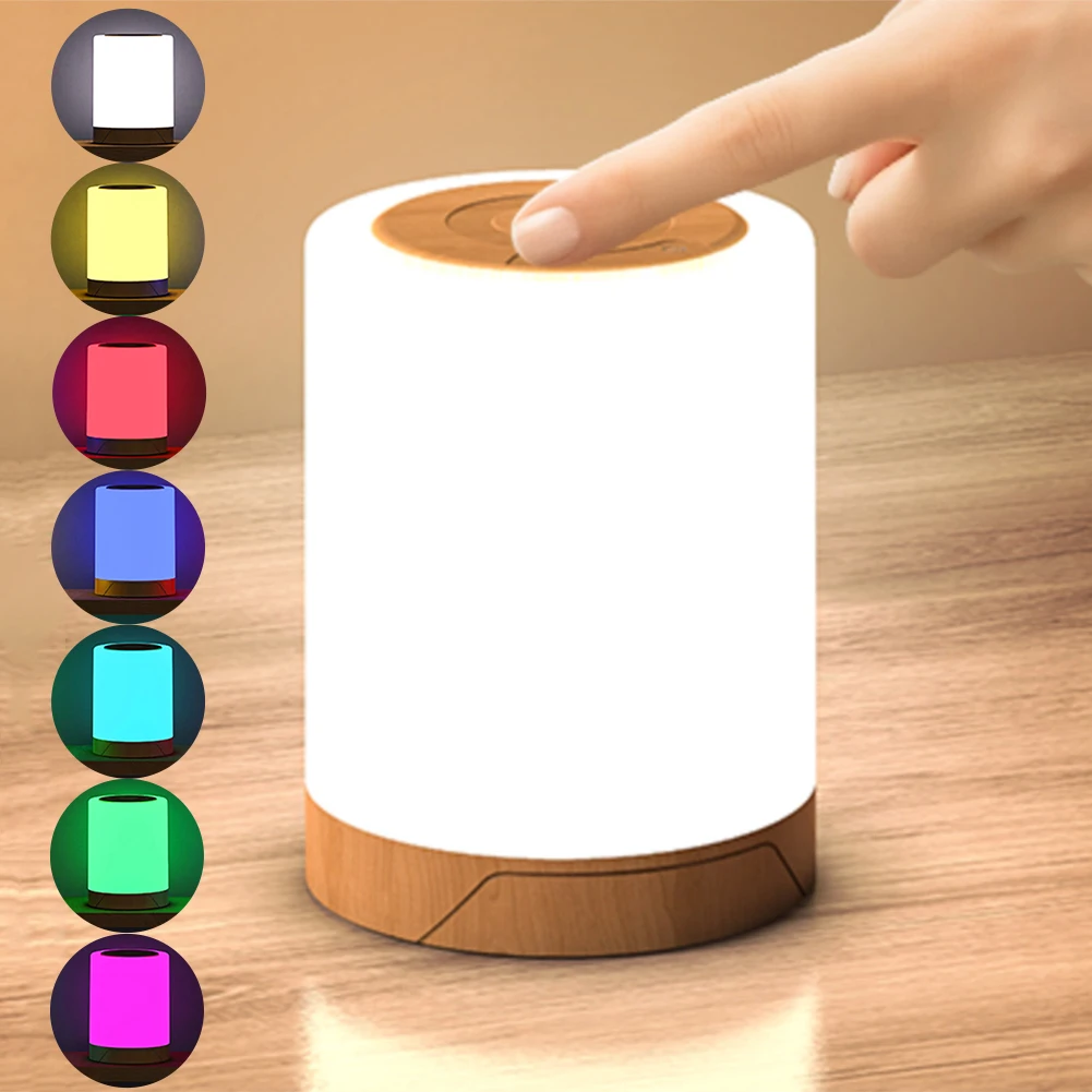 Colorful LED Touch Control Night Light Dimmable USB Rechargeable Table Lamp RGB Bedside Room Decor Atmosphere Kids Night Lamp
Colorful LED Touch Control Night Light Dimmable USB Rechargeable Table Lamp RGB Bedside Room Decor Atmosphere Kids Night Lamp