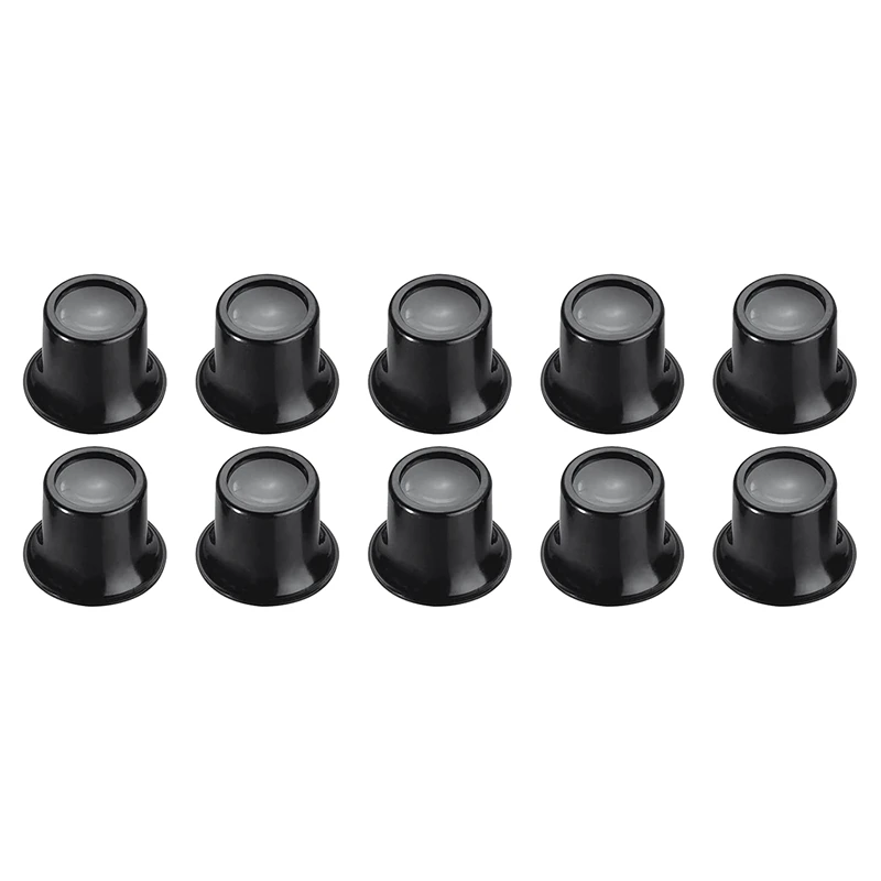 AT14 10Pcs 10X Jeweler's Loupe, Jeweler's Loupe Magnifier Monocle For Watch Repair, Diamonds, Coins
AT14 10Pcs 10X Jeweler's Loupe, Jeweler's Loupe Magnifier Monocle For Watch Repair, Diamonds, Coins