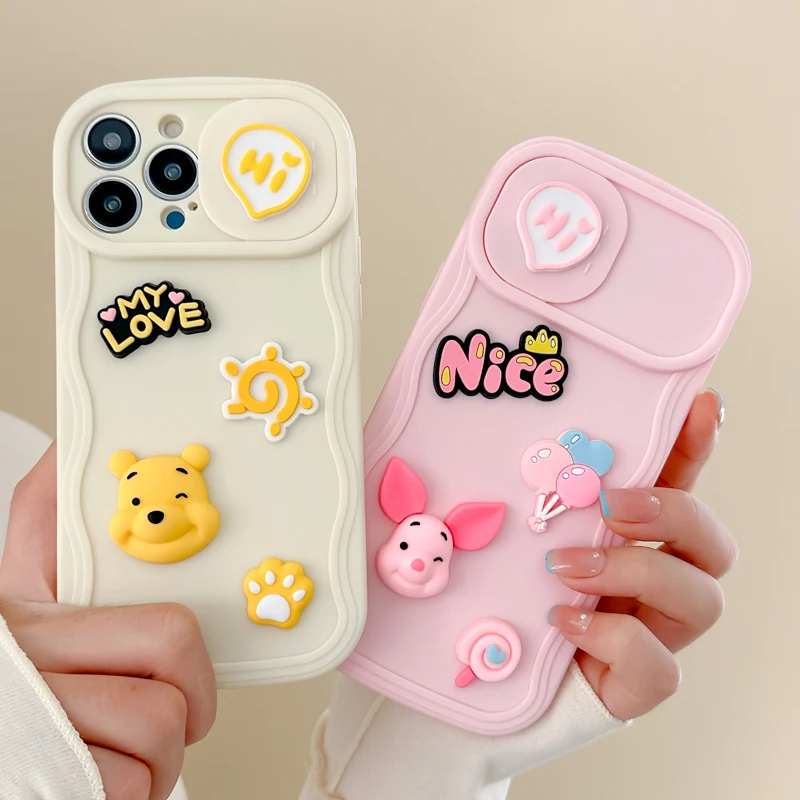 Cute 3D Three-Dimensional Disney Winnie-the-Pooh Piglet Sliding Window Phone Cases For iPhone 14 13 12 11 Plus Shockproof Cover
Cute 3D Three-Dimensional Disney Winnie-the-Pooh Piglet Sliding Window Phone Cases For iPhone 14 13 12 11 Plus Shockproof Cover