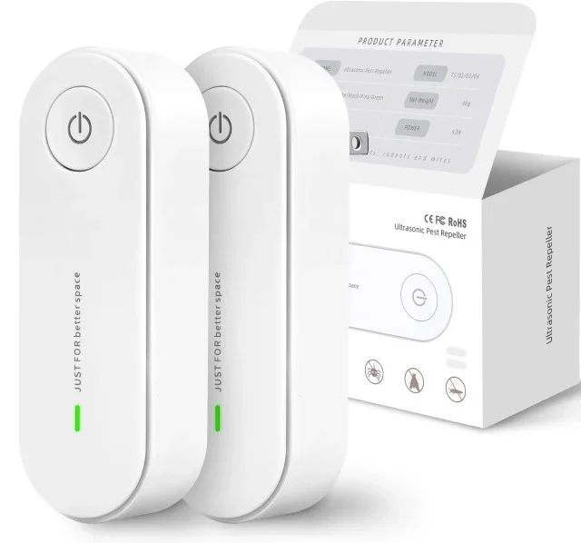 Ультразвуковой отпугиватель насекомых PLUZZ
Ультразвуковой отпугиватель насекомых PLUZZ