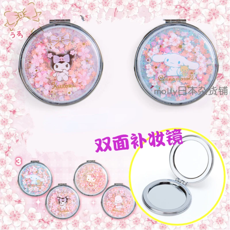 Japanese Cartoon Melody Kuromi Cherry Blossom Series High-value Makeup Mirror Portable Small Mirror Double-sided Makeup Gifts
Japanese Cartoon Melody Kuromi Cherry Blossom Series High-value Makeup Mirror Portable Small Mirror Double-sided Makeup Gifts