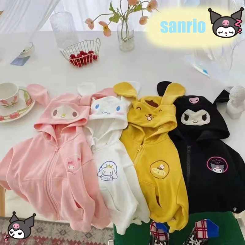 Sanrio Kawaii My Melody Coat Kuromi Cinnamoroll Pompompurin Kids Cartoon Cute Print Hooded Sweatshirt Ins Sweet Fashion Top
Sanrio Kawaii My Melody Coat Kuromi Cinnamoroll Pompompurin Kids Cartoon Cute Print Hooded Sweatshirt Ins Sweet Fashion Top