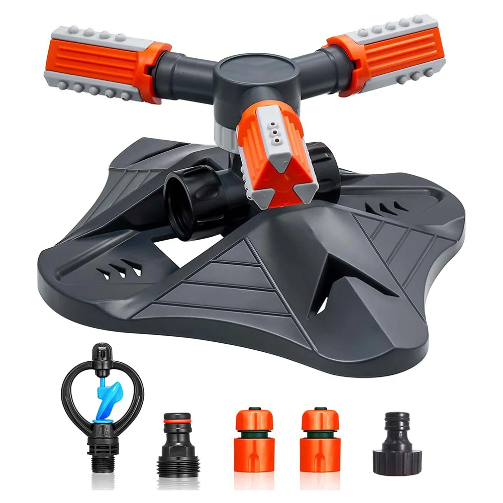 Garden Sprinkler 3 Arms Nozzles 360° Rotating Automatic Triangle Sprink 5/4/3 Holes Rotary Irrigation Tool For Lawn Watering
Garden Sprinkler 3 Arms Nozzles 360° Rotating Automatic Triangle Sprink 5/4/3 Holes Rotary Irrigation Tool For Lawn Watering