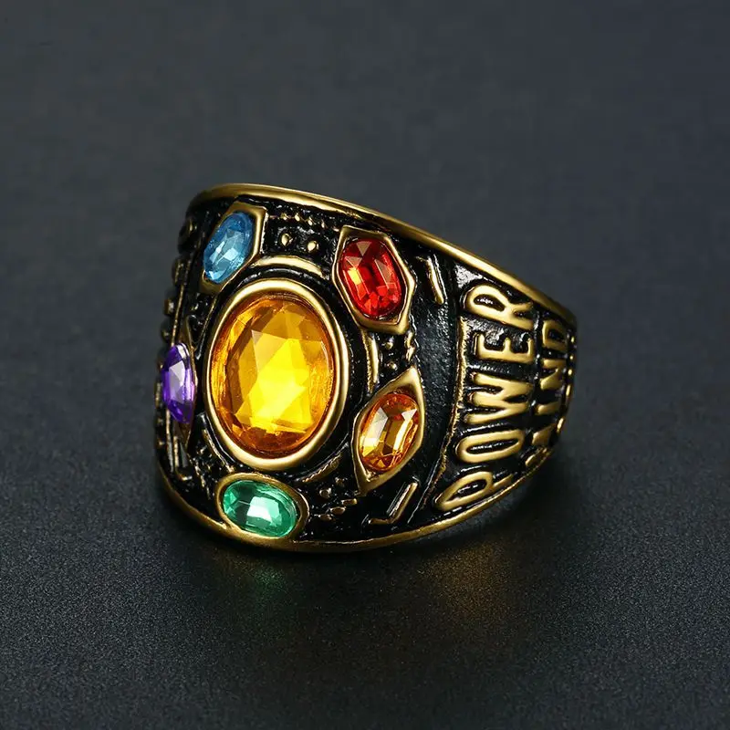 Europe and America Cross Border Popular Hip Hop Anime Peripheral Ring Titanium Steel Gold Plated Time Stone Killer Men's Ring
Europe and America Cross Border Popular Hip Hop Anime Peripheral Ring Titanium Steel Gold Plated Time Stone Killer Men's Ring