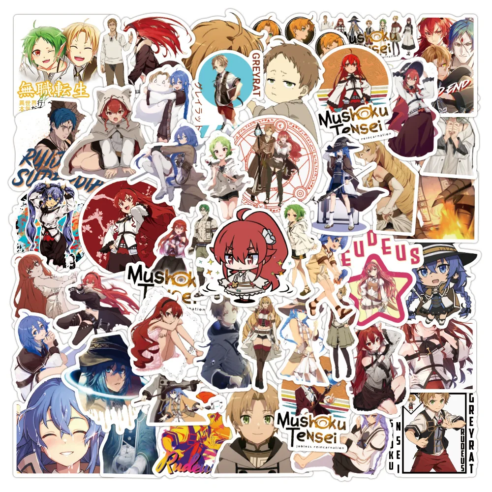 10/30/50pcs Japanese Anime No Job Rebirth Sticker Waterproof Luggage Notebook Skateboard Decorative Cup Sticker Wholesale
10/30/50pcs Japanese Anime No Job Rebirth Sticker Waterproof Luggage Notebook Skateboard Decorative Cup Sticker Wholesale