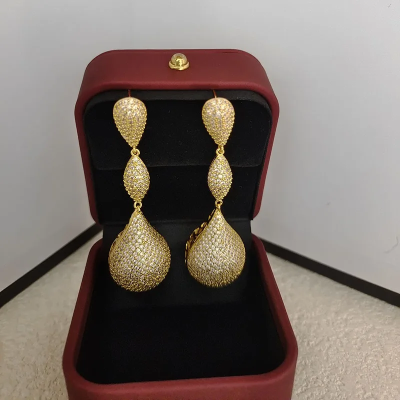 100% Original Design Dazzdelic Big Size AAA Cubic Zirconia Square Zircon Waterdrop Earring For Women Dating And Party 
100% Original Design Dazzdelic Big Size AAA Cubic Zirconia Square Zircon Waterdrop Earring For Women Dating And Party