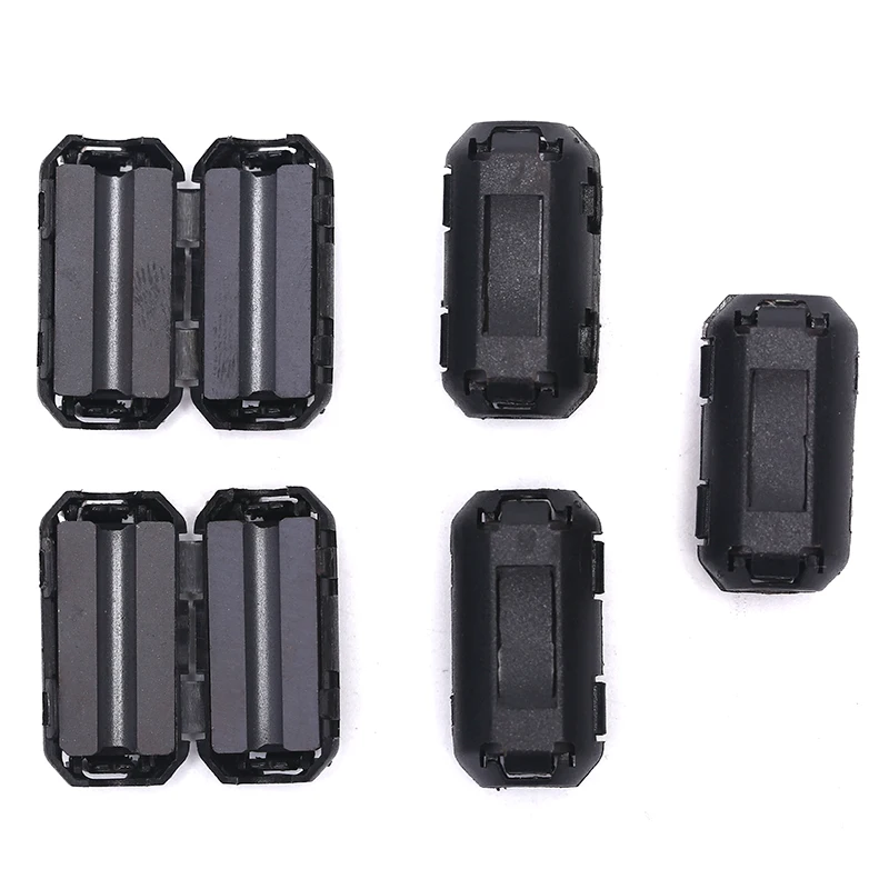 5pcs 3.5mm Clip-On Ferrite Ring Core Noise Suppressor For EMI RFI Clip Cable Active Components Filters Black
5pcs 3.5mm Clip-On Ferrite Ring Core Noise Suppressor For EMI RFI Clip Cable Active Components Filters Black
