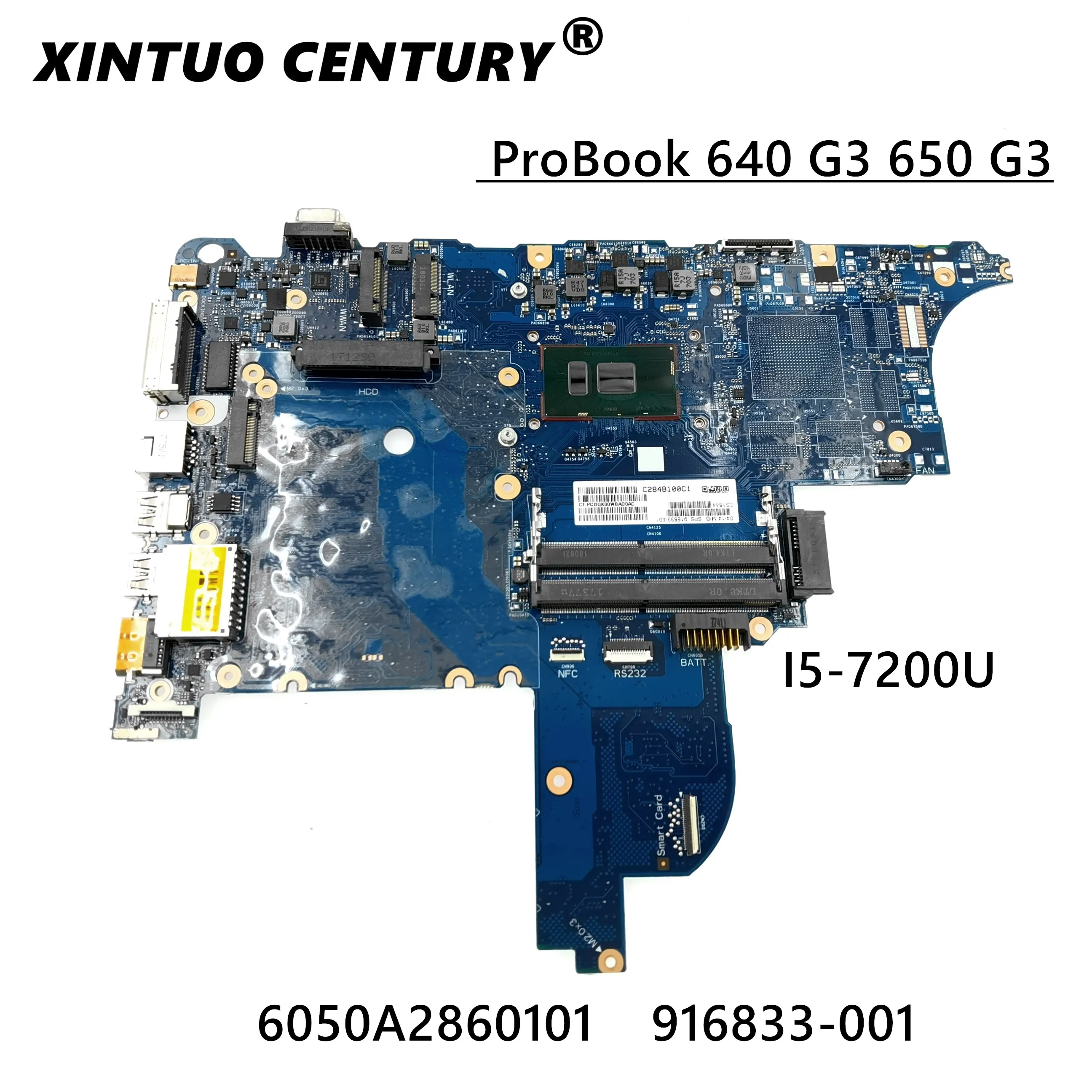 FOR HP ProBook 640 G3 650 G3 Motherboard i5-7200U 6050A2860101 916833-001 916833-501 916833-601 Tested working
FOR HP ProBook 640 G3 650 G3 Motherboard i5-7200U 6050A2860101 916833-001 916833-501 916833-601 Tested working