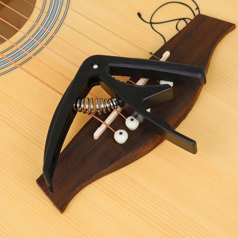 

2 Pcs Acoustic Capo Guitar Electric Kit Accessory Classical Accessories Musical Instrument Capos