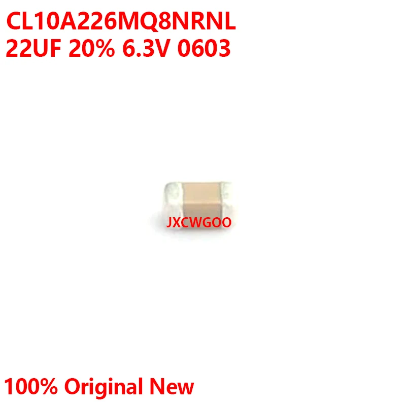 100 шт. 22uF 20% 6,3 V CL10A226MQ8NRNL 0603 X5R оригинальный новый
100 шт. 22uF 20% 6,3 V CL10A226MQ8NRNL 0603 X5R оригинальный новый