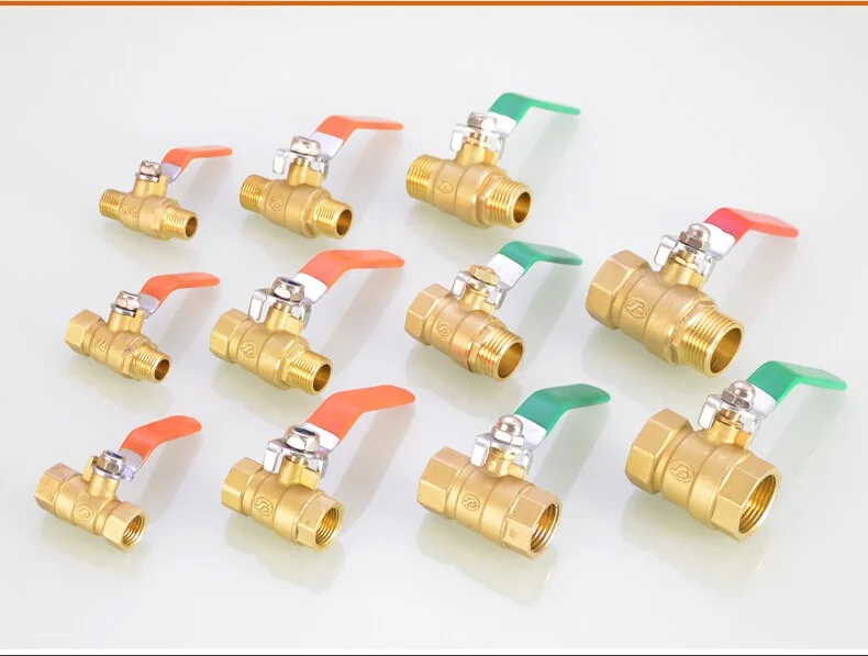 Brass Ball Valve 1/4" 3/8" 1/2" 3/4" Male Female Thread Brass Valve Connector Joint Stopcock Copper Pipe Fitting Water Fuel
Brass Ball Valve 1/4" 3/8" 1/2" 3/4" Male Female Thread Brass Valve Connector Joint Stopcock Copper Pipe Fitting Water Fuel