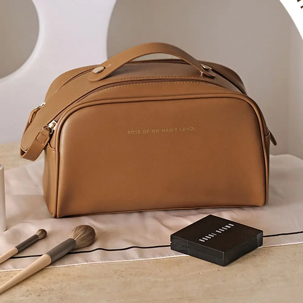 Vintage Double Zipper Fashion Large Simple Solid Color Women Cosmetic Bag Travel Toiletry Bag Makeup Case Storage Bag
Vintage Double Zipper Fashion Large Simple Solid Color Women Cosmetic Bag Travel Toiletry Bag Makeup Case Storage Bag