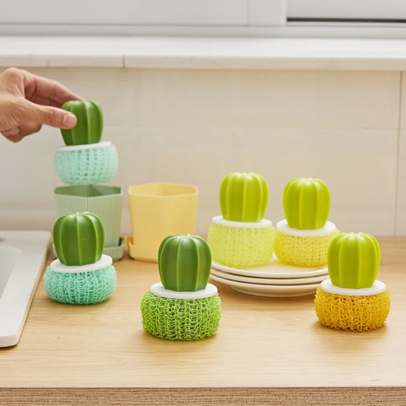 Cactus Cleaning Small Brush Handle Nanofibers Ball Bowl Stove Cutlery Pot Dish Washing Tools Drain Home and Kitchen Accessories
Cactus Cleaning Small Brush Handle Nanofibers Ball Bowl Stove Cutlery Pot Dish Washing Tools Drain Home and Kitchen Accessories