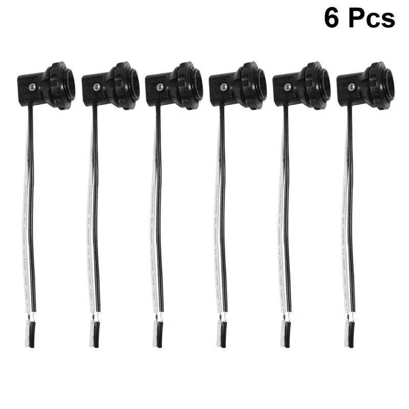 6pcs E12 Lamp Holder Sturdy Plastic Durable Lamp Base Wire Leads Connector Lamp Holder for Living Room RS-1205 125V 75W
6pcs E12 Lamp Holder Sturdy Plastic Durable Lamp Base Wire Leads Connector Lamp Holder for Living Room RS-1205 125V 75W