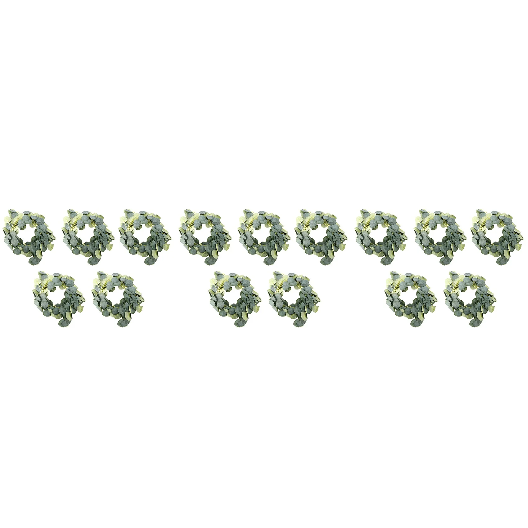 15 Packs of Artificial Eucalyptus Wreath Greening Eucalyptus Vines for Wedding Banquet Garden Decoration
15 Packs of Artificial Eucalyptus Wreath Greening Eucalyptus Vines for Wedding Banquet Garden Decoration