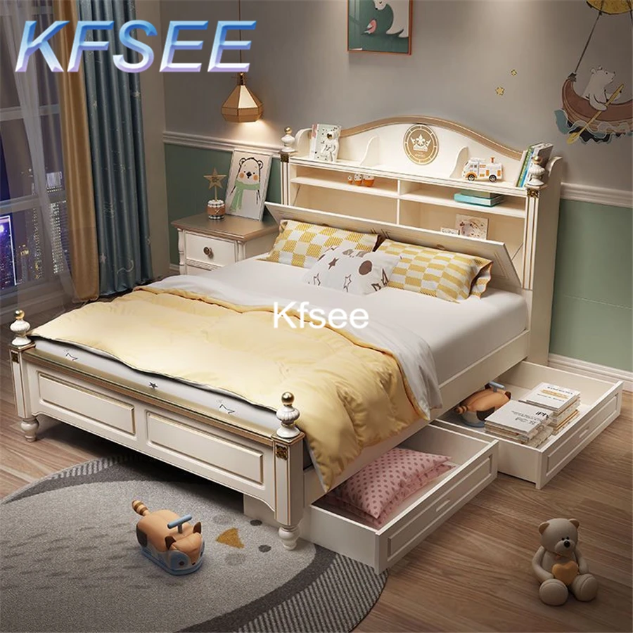 Kfsee 1 шт. в комплекте Prodgf Pure 150*190 см детское хранилище кровать для спальни | Мебель