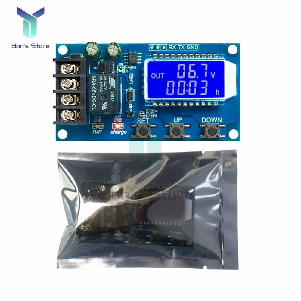 DC 6-60V 30A 20A Storage battery Charging Control Module Protection Board Charger Time Switch LCD Display XY-L30A
DC 6-60V 30A 20A Storage battery Charging Control Module Protection Board Charger Time Switch LCD Display XY-L30A