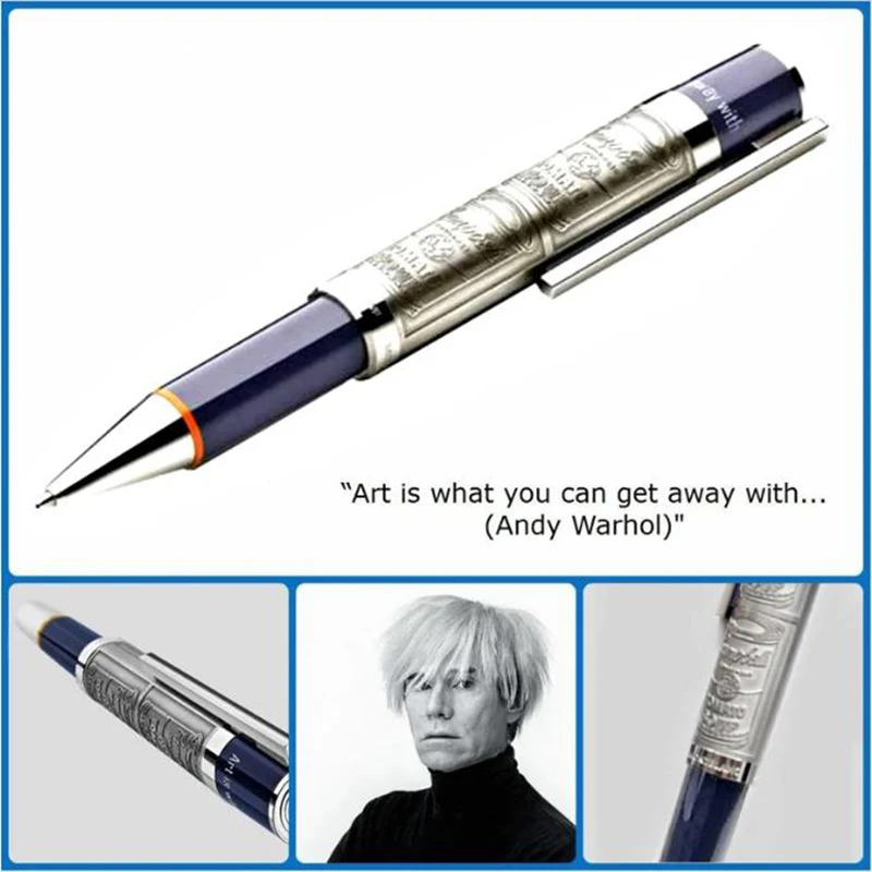 GMS Luxury MB Andy Warhol Reliefs Barrel Aesthetic Monte Ballpoint Pen Gift Limited Special Edition Office Writing Stationery
GMS Luxury MB Andy Warhol Reliefs Barrel Aesthetic Monte Ballpoint Pen Gift Limited Special Edition Office Writing Stationery