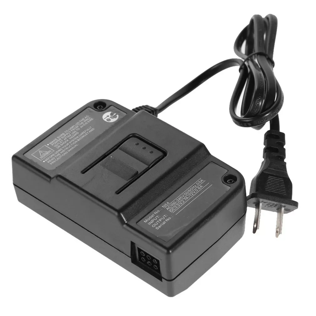 For Nintendo N64 AC Adapter Charger Nintendo 64 US Regulatory Power Adapter Power Supply Cord Charging Charger Power Supply
For Nintendo N64 AC Adapter Charger Nintendo 64 US Regulatory Power Adapter Power Supply Cord Charging Charger Power Supply