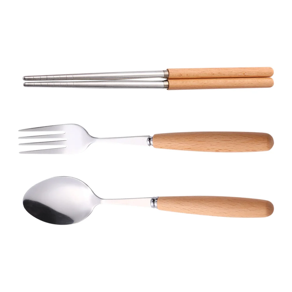 1 Set Tableware Fork Spoon Chopstick Kit Stainless Steel Cutlery Set Stainless Steel Flatware for Store Shop Home
1 Set Tableware Fork Spoon Chopstick Kit Stainless Steel Cutlery Set Stainless Steel Flatware for Store Shop Home