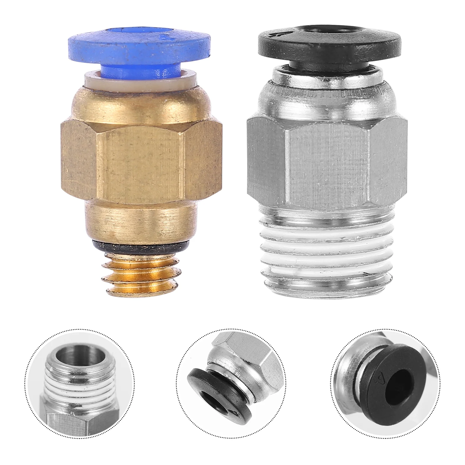 

Pneumatic3D Pipe Connector Fittings Metal Quick Air Fitting Products Additive Manufacturing Adapter Plug Accessories Extruders