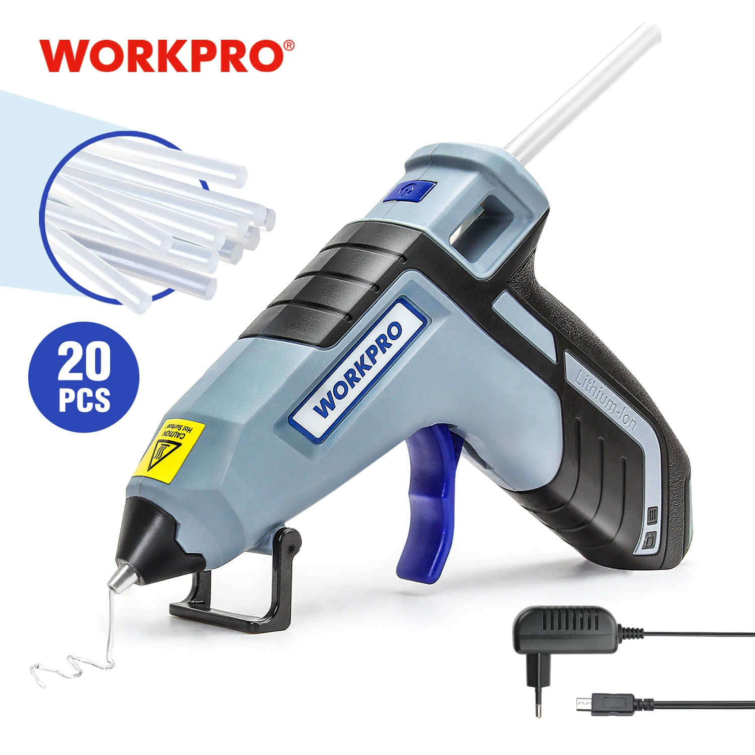 Клеевой пистолет WORKPRO 30 Вт, инструменты «сделай сам», высокотемпературный термоплавкий клеевой пистолет с 20шт клеевыми стержнями премиум-класса для рукоделия, использования в рождественских украшениях
Клеевой пистолет WORKPRO 30 Вт, инструменты «сделай сам», высокотемпературный термоплавкий клеевой пистолет с 20шт клеевыми стержнями премиум-класса для рукоделия, использования в рождественских украшениях