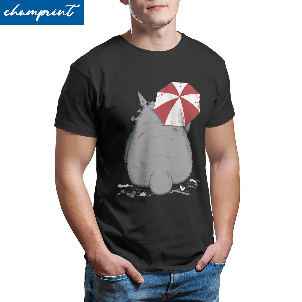 Totoro Studio Ghibli Umbrella Corps Corporation T-Shirts for Men 100% Cotton T Shirt Anime Tee Shirt Birthday Gift Clothes
Totoro Studio Ghibli Umbrella Corps Corporation T-Shirts for Men 100% Cotton T Shirt Anime Tee Shirt Birthday Gift Clothes