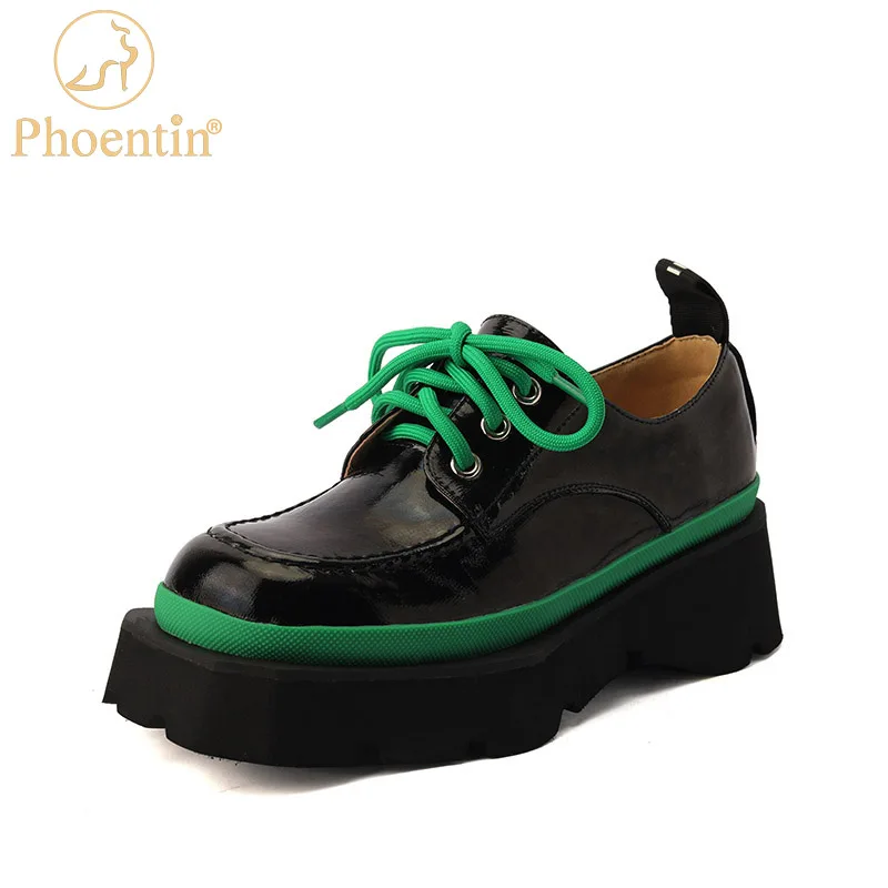 Phoentin College style real leather platform shoes women 2022 Autumn thick bottom mid heels Square toe comfortable pumps FT1963
Phoentin College style real leather platform shoes women 2022 Autumn thick bottom mid heels Square toe comfortable pumps FT1963
