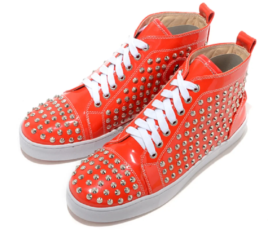 2022 New Fashion Design Sports Red Flat Nail High Top Flat Shoes Red Soles Lofook Shoes Luxury Casual Shoes
2022 New Fashion Design Sports Red Flat Nail High Top Flat Shoes Red Soles Lofook Shoes Luxury Casual Shoes