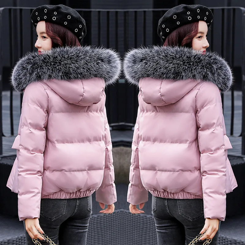 2022 Winter New Women Hooded Down Jacket Plus Velvet Warm Cotton Clothing Fashion Mid-length Loose Coat Elegant Lady Clothing 
2022 Winter New Women Hooded Down Jacket Plus Velvet Warm Cotton Clothing Fashion Mid-length Loose Coat Elegant Lady Clothing