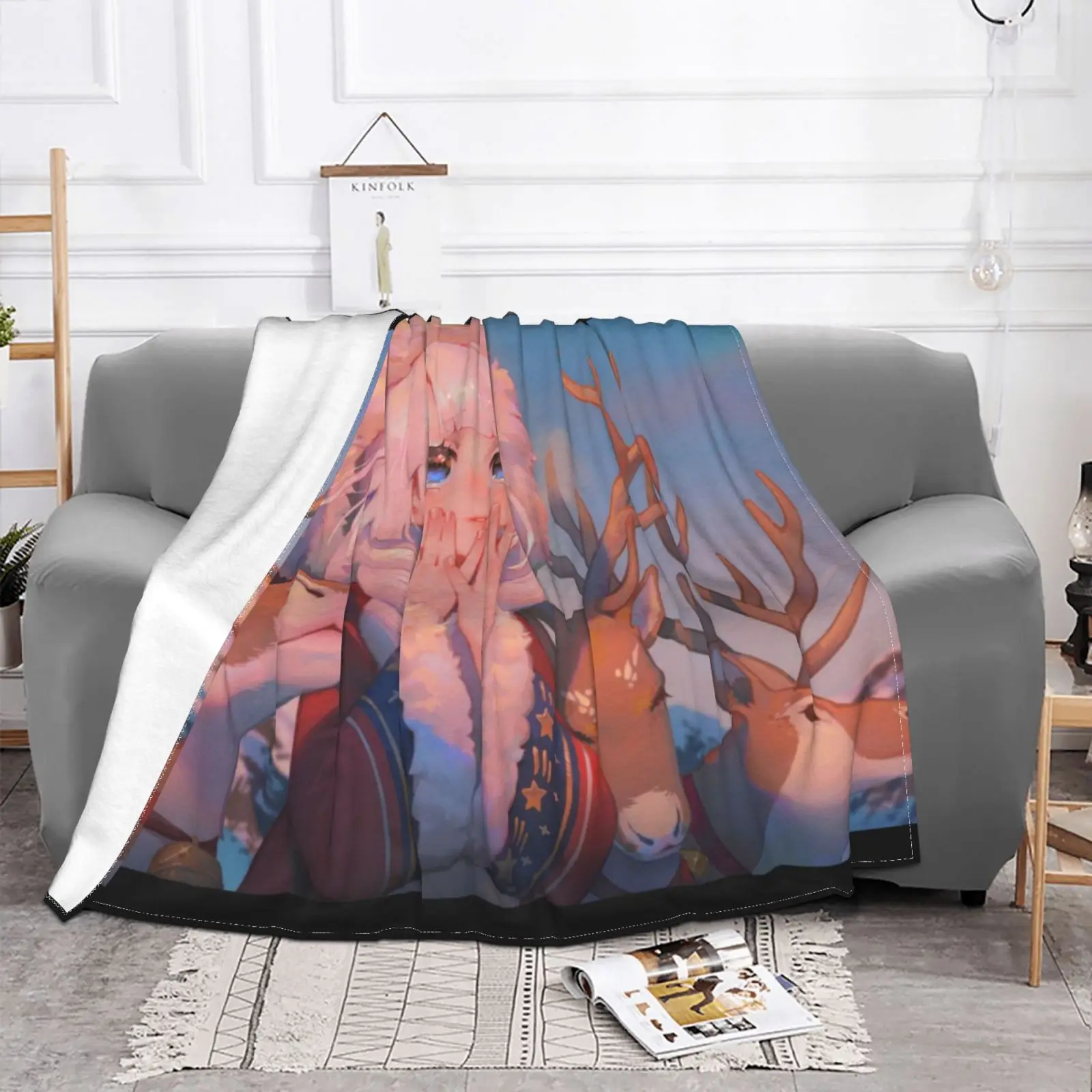 Film Cartoon Christmas Deer Flannel Throw Blanket 80x60 Inch Single Side Printed Sofa Blankets Portable Picnic
Film Cartoon Christmas Deer Flannel Throw Blanket 80x60 Inch Single Side Printed Sofa Blankets Portable Picnic