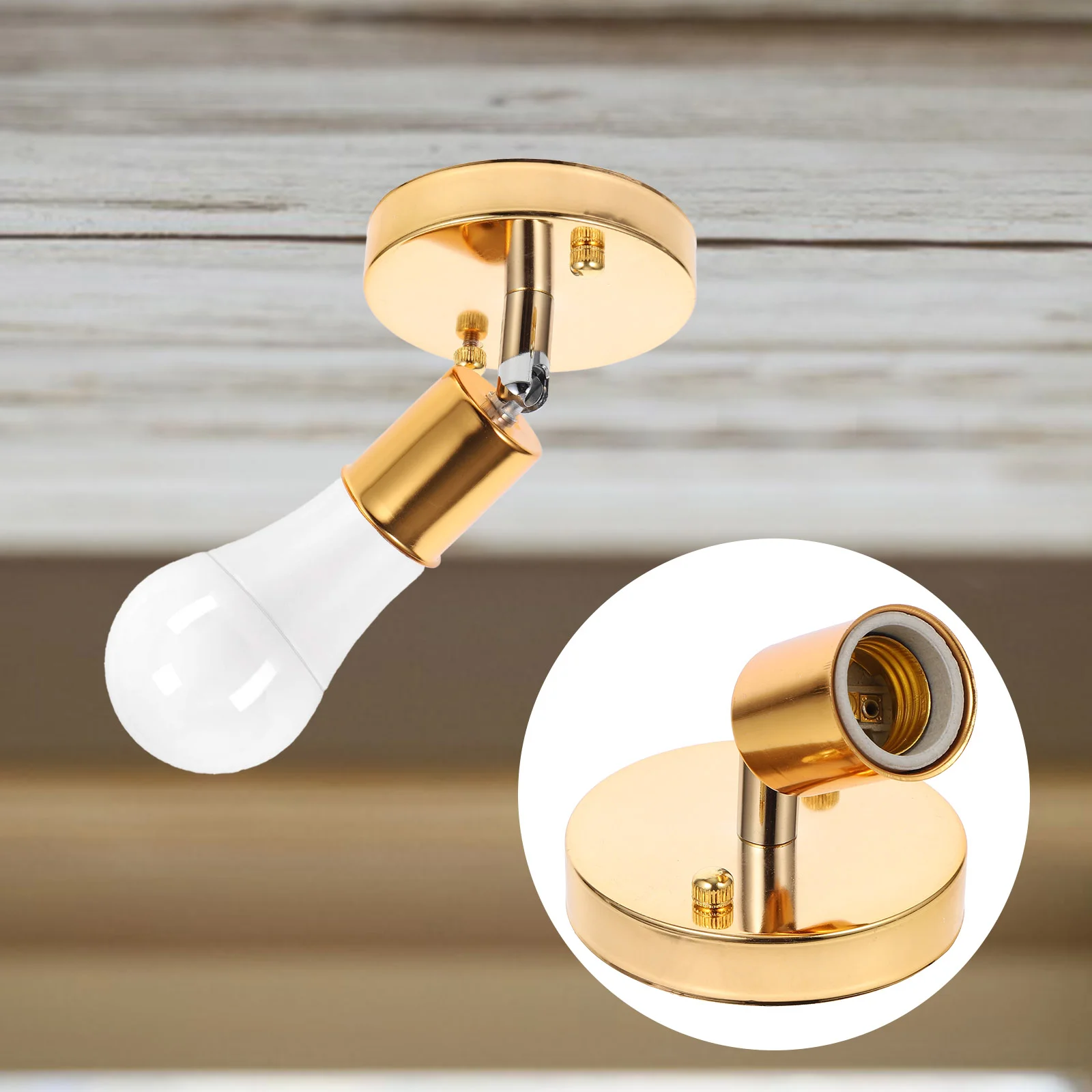 E27 Turn Lamp Holder Light Bulb Base Wall Threaded Rotatable Socket Adjustable Adapter
E27 Turn Lamp Holder Light Bulb Base Wall Threaded Rotatable Socket Adjustable Adapter