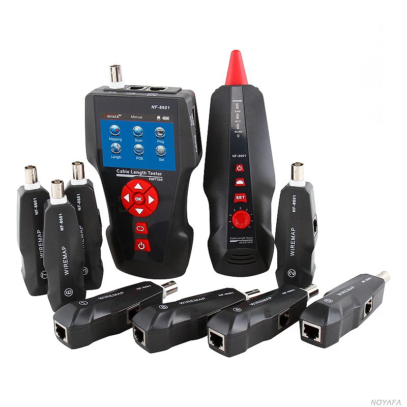 Network Cable Breakpoint Measuring Instrument Original NF-8601 NF-8601W NF-8601S Cable Length Tester With PoE / PING Testing
Network Cable Breakpoint Measuring Instrument Original NF-8601 NF-8601W NF-8601S Cable Length Tester With PoE / PING Testing