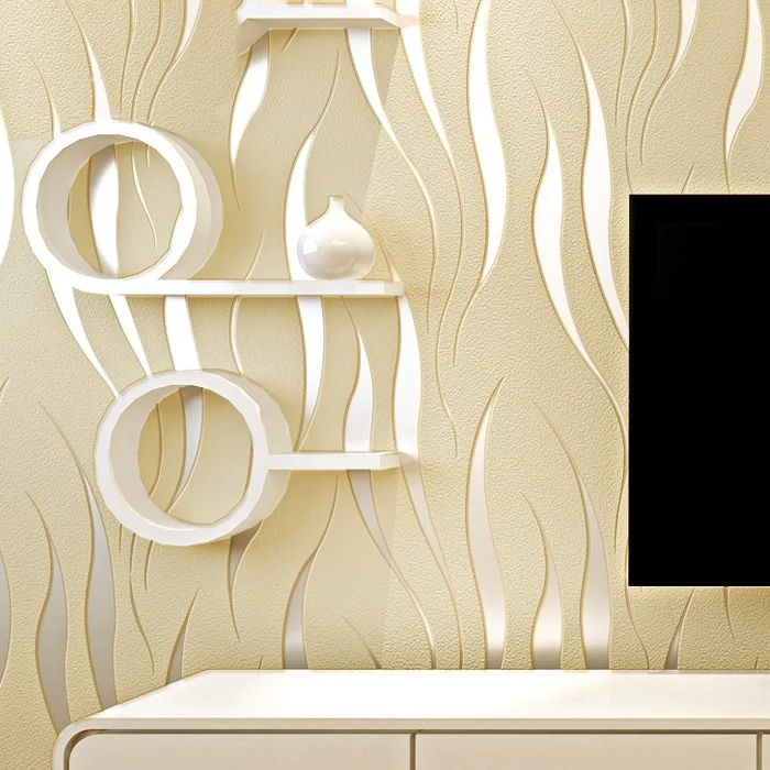 Simple modern 3D embossed non-woven wallpaper living room and bedroom background wallpaper hotel decoration thickened
Simple modern 3D embossed non-woven wallpaper living room and bedroom background wallpaper hotel decoration thickened