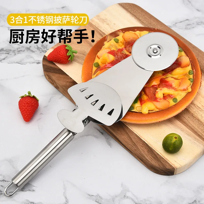 RUNGEASINI 3 in 1 Stainless Steel Pizza Wheel Knife Pizza Cutter with Food Clip Pizza Spatula Household Pie Maker Kitchen Tool
RUNGEASINI 3 in 1 Stainless Steel Pizza Wheel Knife Pizza Cutter with Food Clip Pizza Spatula Household Pie Maker Kitchen Tool