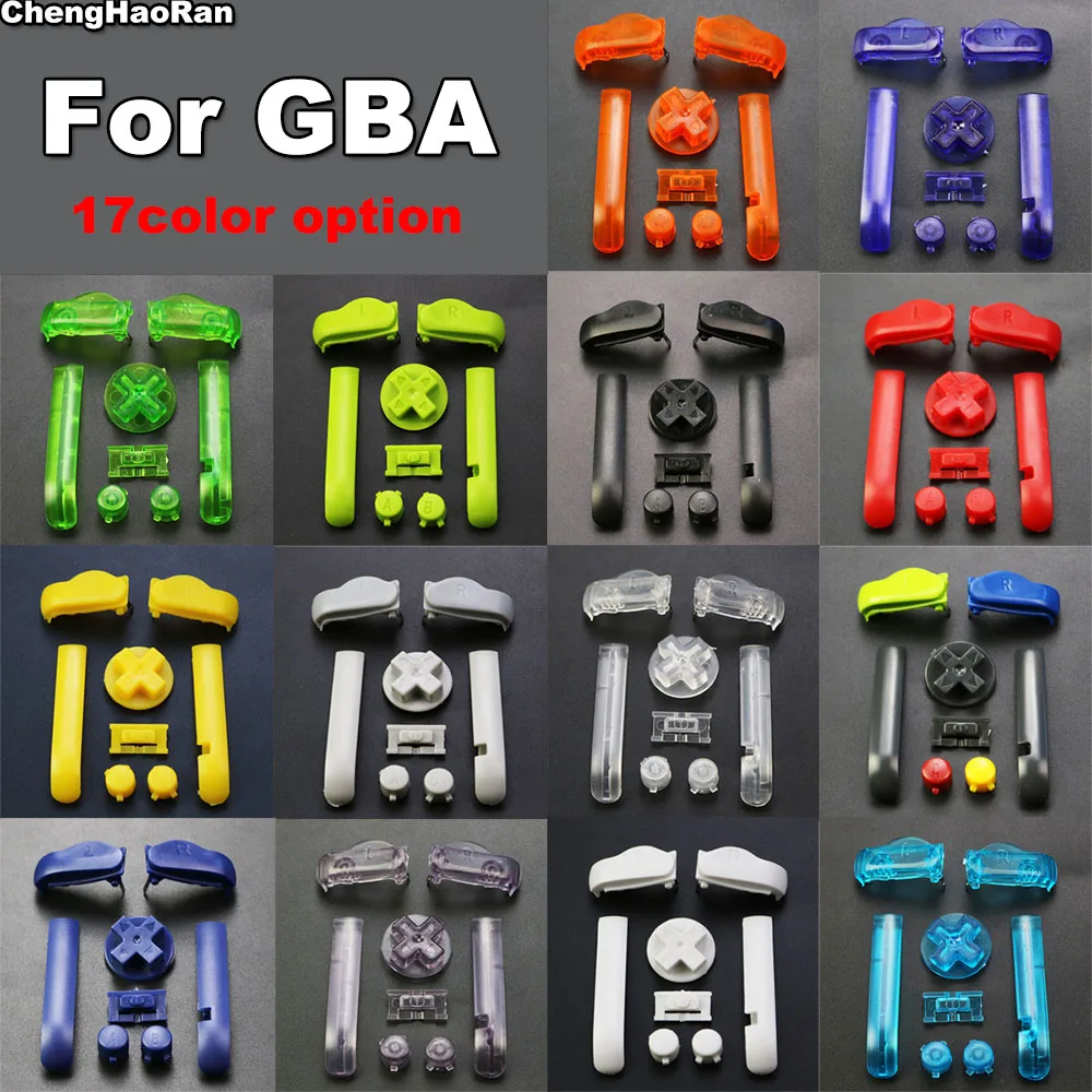 1 Set 17color High Quality AB Colorful L R Buttons Keypads For Gameboy Advance Buttons Frame For GBA D Pads Power ON OFF Buttons
1 Set 17color High Quality AB Colorful L R Buttons Keypads For Gameboy Advance Buttons Frame For GBA D Pads Power ON OFF Buttons