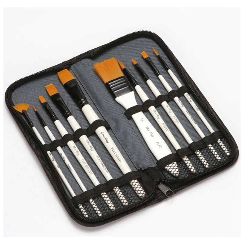10 Pcs Watercolor Painting Brush,Paint Brushes Art Paint Brush Set Nylon Hair Paint Brushes For Oil Acrylic Watercolor
10 Pcs Watercolor Painting Brush,Paint Brushes Art Paint Brush Set Nylon Hair Paint Brushes For Oil Acrylic Watercolor