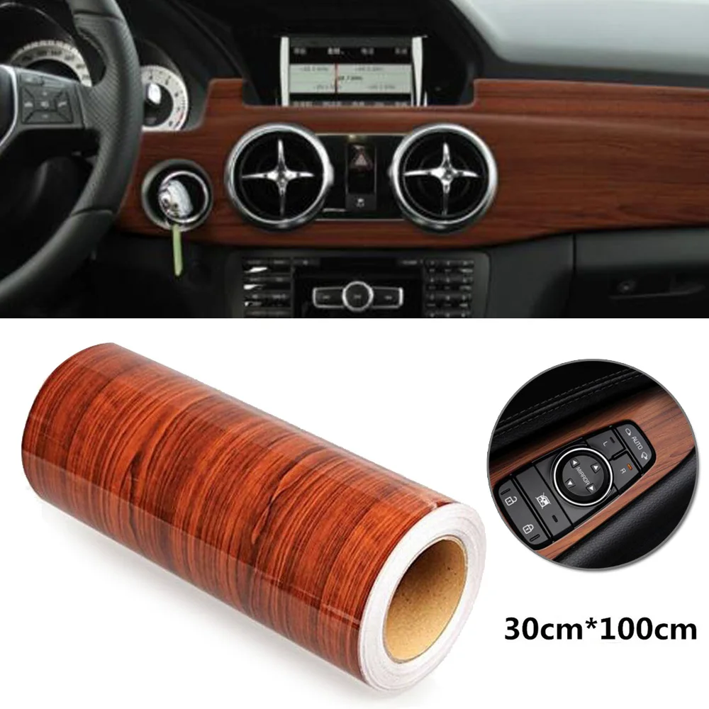 1M Universal High Glossy Wood Grain Car Interior DIY Vinyl Sticker Decal Wrap Film Waterproof Wood Grain Decal
1M Universal High Glossy Wood Grain Car Interior DIY Vinyl Sticker Decal Wrap Film Waterproof Wood Grain Decal