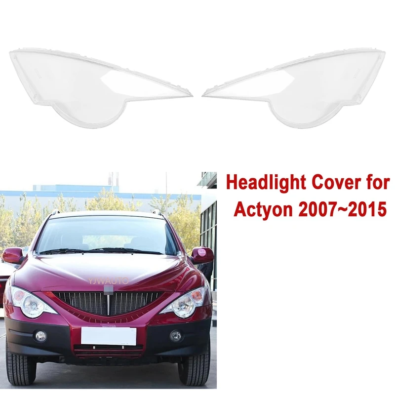 Car Headlight Cover Lamp Shell Mask Lampshade Lens Glass Head Light Lamp Cover For Ssangyong Actyon 2007-2011
Car Headlight Cover Lamp Shell Mask Lampshade Lens Glass Head Light Lamp Cover For Ssangyong Actyon 2007-2011