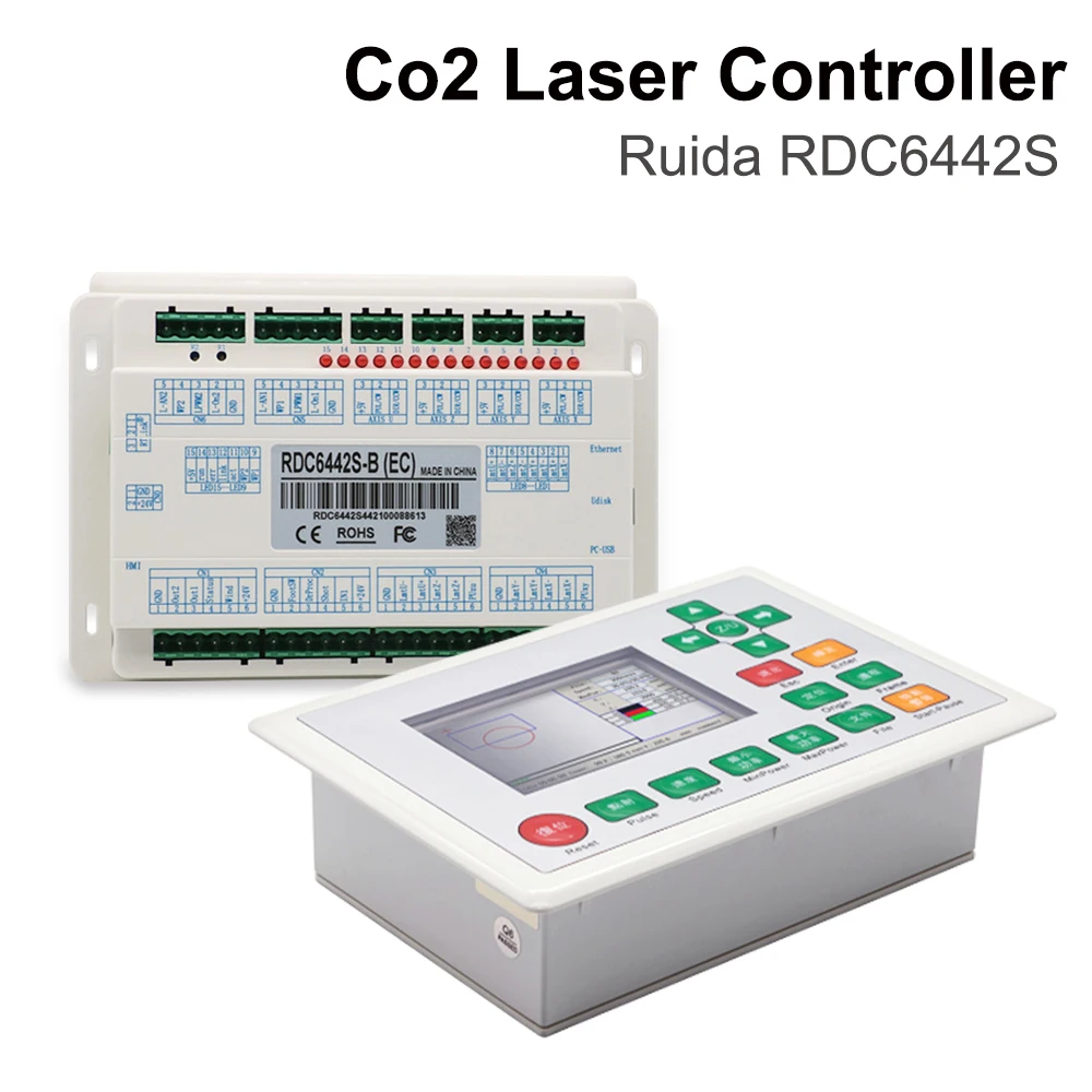 Ruida Control Card RDC6442 RDC6442S RDC6442G RDC6442 Motherboard + Panel For laser engraving and cutting machines
Ruida Control Card RDC6442 RDC6442S RDC6442G RDC6442 Motherboard + Panel For laser engraving and cutting machines