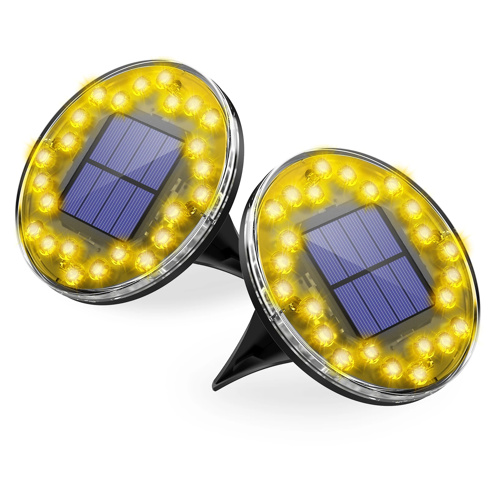 Solar Floor Lights, Solar Disc Lights Solar Powered IP68 Waterproof Solar Lights Outdoor Garden Passage Lawn Yard (Warm White)
Solar Floor Lights, Solar Disc Lights Solar Powered IP68 Waterproof Solar Lights Outdoor Garden Passage Lawn Yard (Warm White)