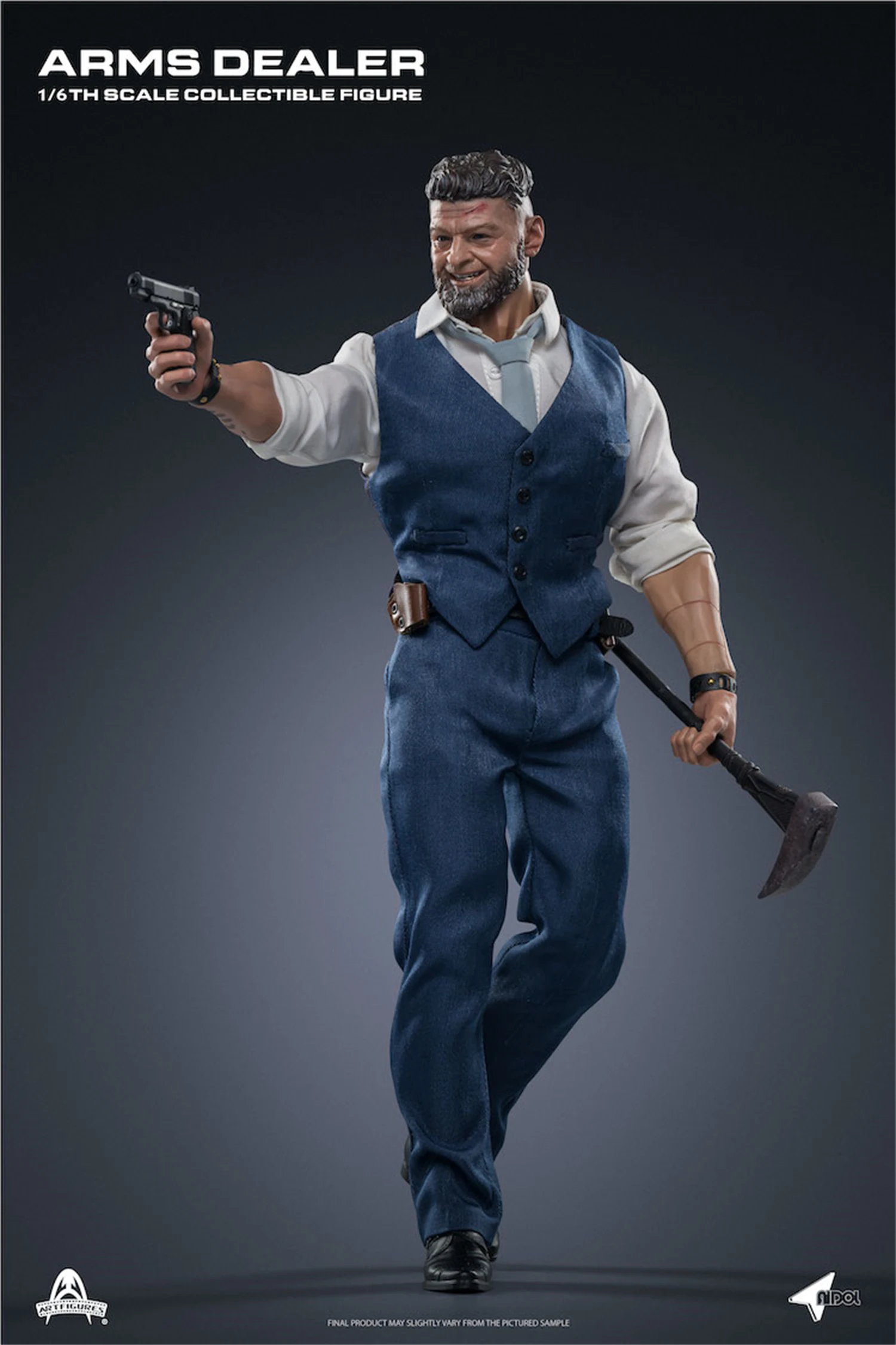 ArtFigures 1:6 AI-006 Arms Dealer Andy Serkis Ulysses Klaw Action Figure 12inches Collection Model Toys
ArtFigures 1:6 AI-006 Arms Dealer Andy Serkis Ulysses Klaw Action Figure 12inches Collection Model Toys
