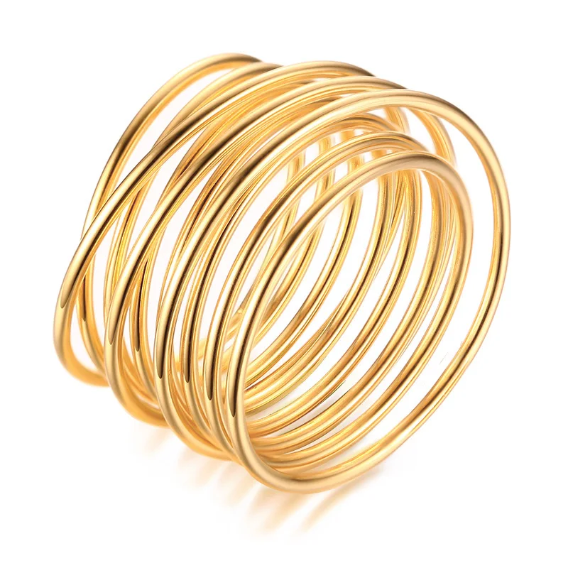 PVD Gold Color Statement Rings for Women Young Girls 2022 New Fashion Party Gift Jewelry 
PVD Gold Color Statement Rings for Women Young Girls 2022 New Fashion Party Gift Jewelry