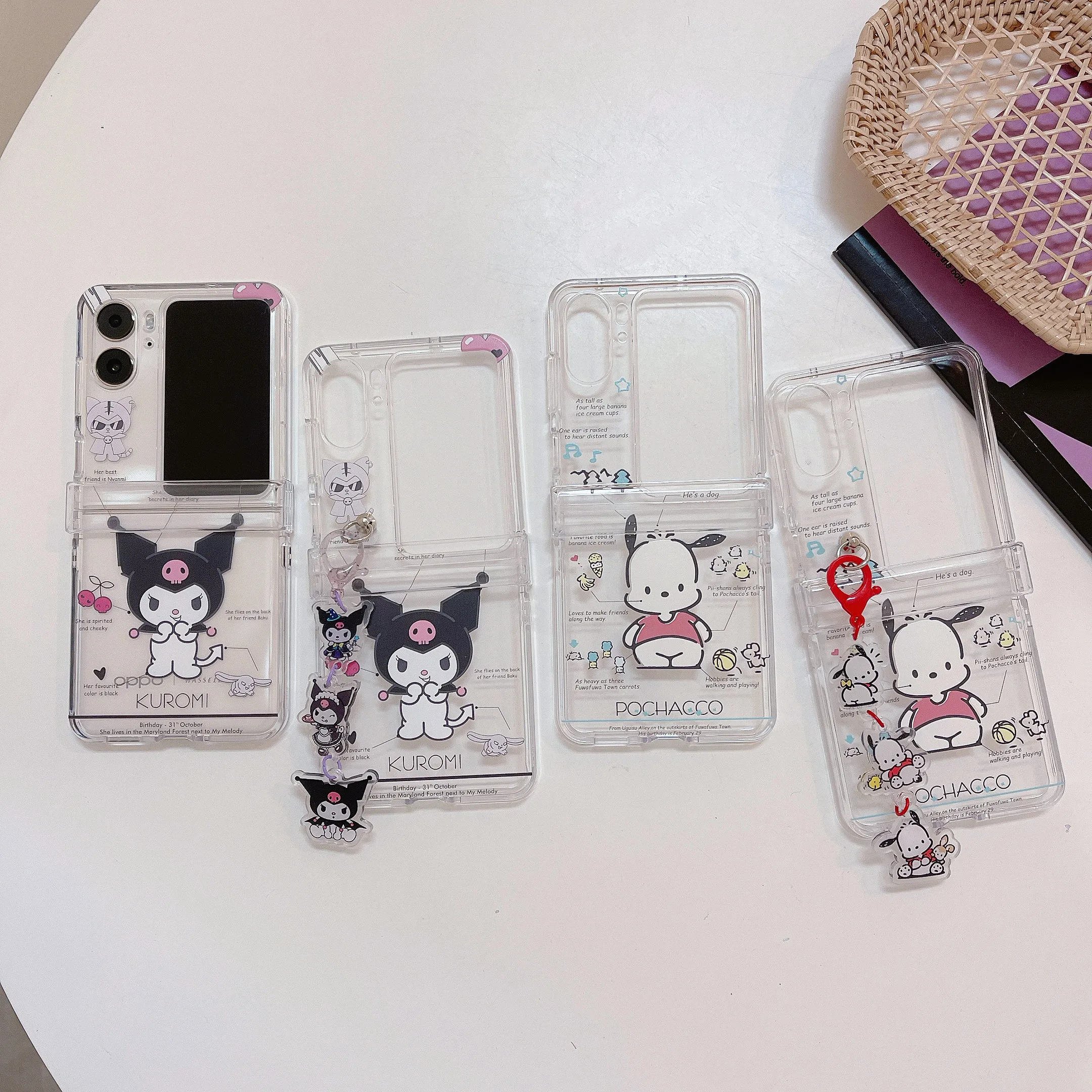 Sanrio Kuromi Pachacco cartoon cute Phone Case For OPPO Find N2 Flip Shockproof Cover
Sanrio Kuromi Pachacco cartoon cute Phone Case For OPPO Find N2 Flip Shockproof Cover