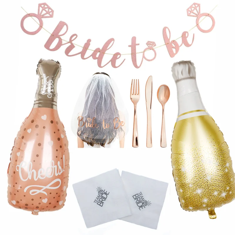 Wedding Bride To Be Banner Team Bride Paper Napkin Balloons Hen Bachelorette Party Supplies Rose Gold Tableware Party Supplies
Wedding Bride To Be Banner Team Bride Paper Napkin Balloons Hen Bachelorette Party Supplies Rose Gold Tableware Party Supplies