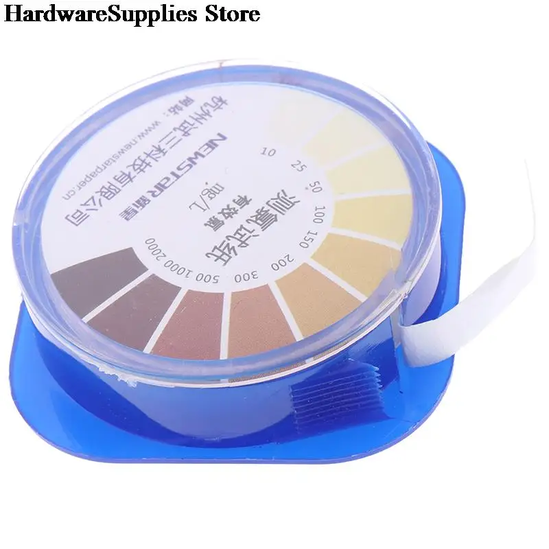 1Roll Chlorine Test Paper Strips Range 10-2000mg/lppm Color Chart Cleaning Water Testing Measuring
1Roll Chlorine Test Paper Strips Range 10-2000mg/lppm Color Chart Cleaning Water Testing Measuring